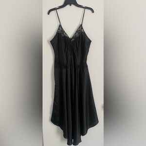 Vintage Christian Dior Lingerie Slip In Black Size Large